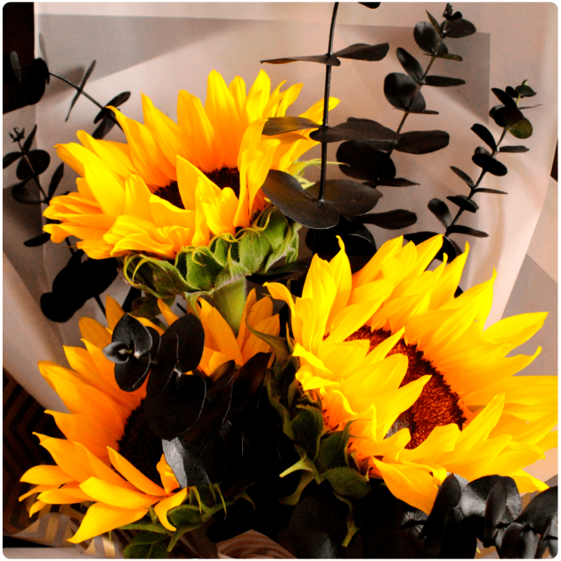 Bouquet de 3 girasoles - Image 2
