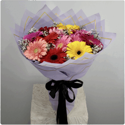 Bouquet de gerberas colores mixtas