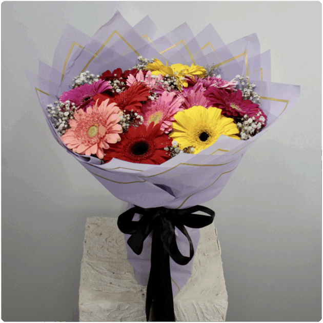 Bouquet de gerberas colores mixtas