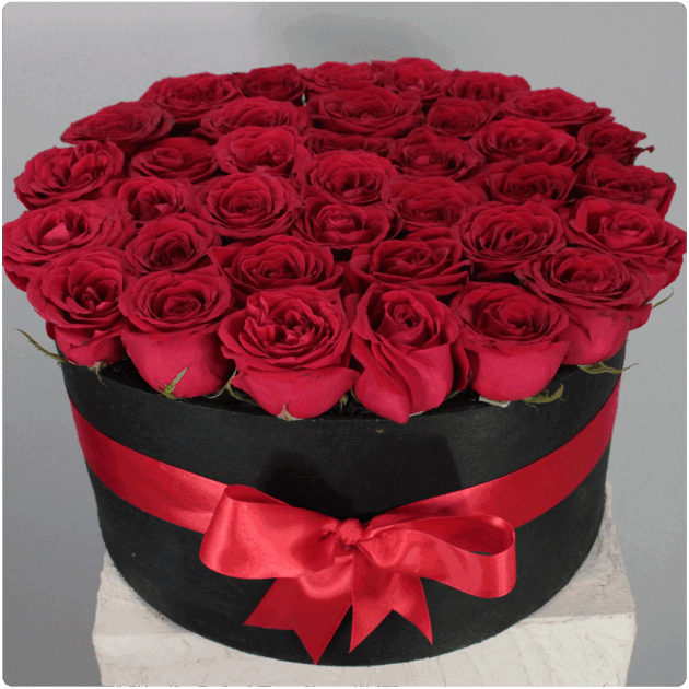 Box de  rosas rojas con caja de madera - Image 2